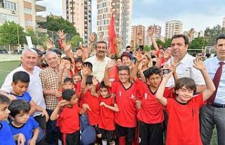 Çukurova’da çocuklar sahaya indi