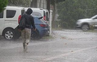 Çanakkale’de sağanak yağış