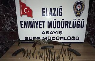 Elazığ’da kalaşnikof  ele geçirildi