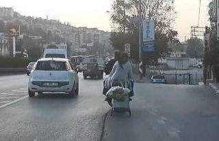 Trafikte tehlikeli yolculuk