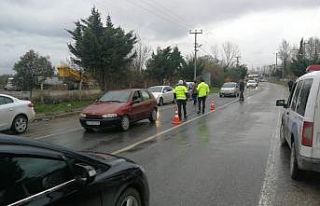 Polis silahları çekip yakaladı