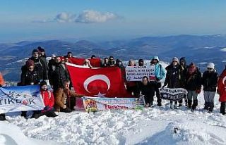 Dağcılardan Sarıkamış tırmanışı