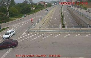 Sinop’taki trafik kazaları kamerada