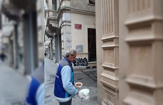 Beyoğlu’nda sokak hayvanları unutulmadı