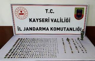 Kayseri’de tarihi eser operasyonu