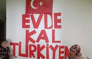 Miniklerden ’Evde Kal’ çağrısı