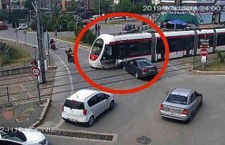 Tramvay kazaları kamerada