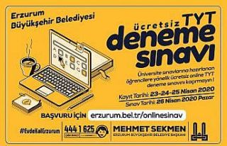 Büyükşehir’den deneme sınavı