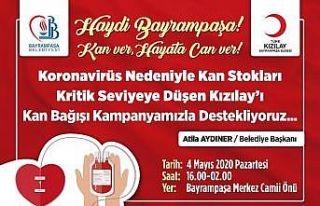 Bayrampaşa’dan Kızılay’a kan desteği