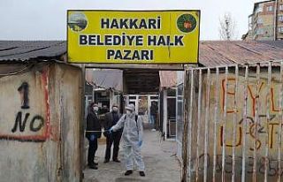 Hakkari’de kapı kapı dezenfekte