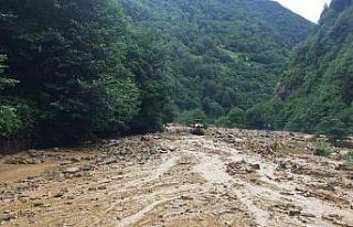 Rize’de şiddetli yağış