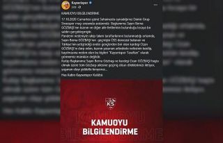 Berna Gözbaşı’nın locasına saldırı