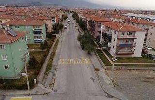 Erzincan’da kaldırım çalışması