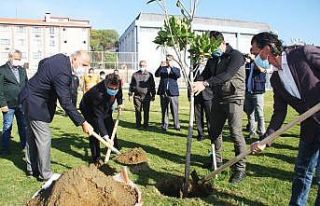 Kuyucak’ta fidanlar toprakla buluştu