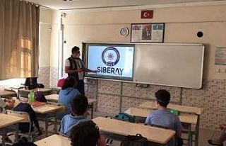 Öğrencilere ’Siberay’ projesi anlatıldı