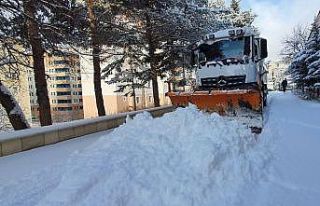 Gümüşhane’de yoğun kar yağışı