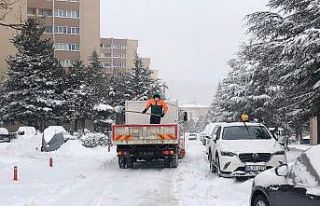 Çankaya’da aralıksız karla mücadele