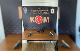 İskenderun’da kaçak silah operasyonu