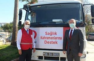 Kızılay’dan sağlık kahramanlarına destek