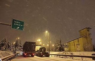 Kocaeli’de yoğun kar yağışı