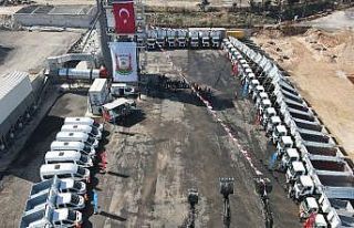 Şanlıurfa’da araç filosu güçlendirildi