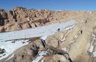 Dünya’daki Mars’ta kış güzelliği