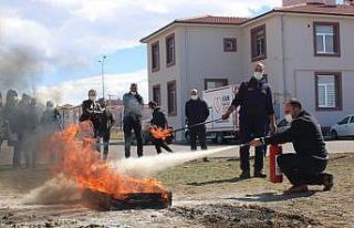 İtfaiyeden yangın güvenliği eğitimi