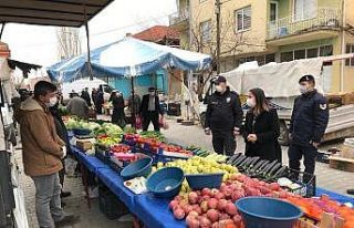 Pazar yerinde sıkı denetim