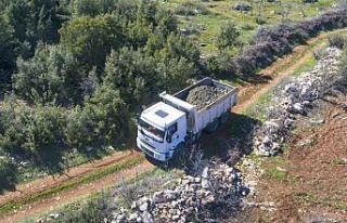 Araban’da yollara bahar bakımı