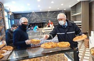 Terme’de fırınlara Ramazan denetimi