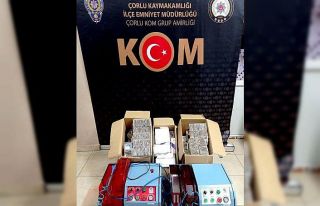 Tekirdağ’da kaçak tütün operasyonu