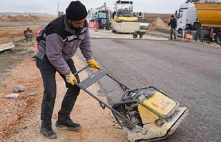 Yoncalı’da beton asfalt çalışmaları