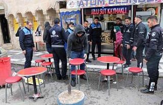 Şanlıurfa’da kaldırım işgali denetimi