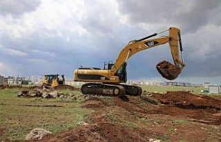 Karaköprü’de yol genişletme çalışması