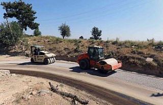 Kırsal mahallelerde yol çalışması