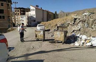 Hakkari Belediyesinden ilaçlama çalışması