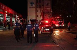 Kayseri’den 15 itfaiyeci Gülnar’da