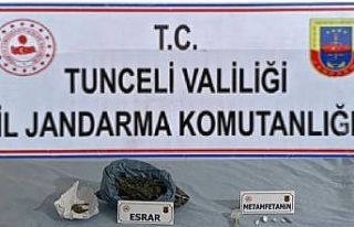 Tunceli’de uyuşturucudan 2 gözaltı