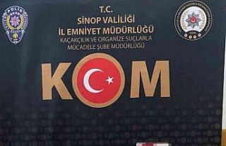Sinop’ta kaçak tütün operasyonu