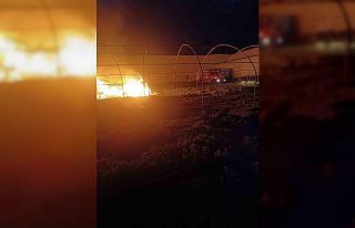 Kahramanmaraş’ta çadır yangını