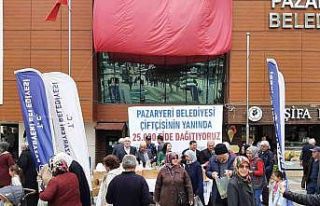 Pazaryeri Belediyesinden çiftçiye destek