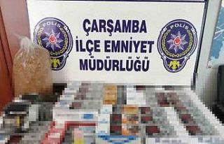 Çarşamba’da kaçak sigara operasyonu