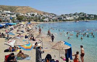 Bodrum’da çöl sıcakları