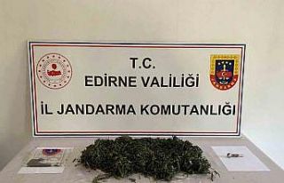 Edirne’de jandarmadan uyuşturucu operasyonu