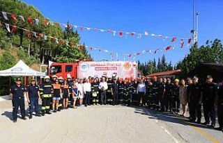 Gönüllü İtfaiyeciler sertifikalarını aldı