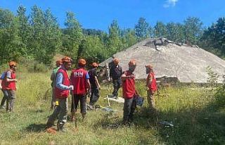 Gönüllülerden doğal afet tatbikatı