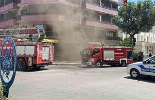 Nazilli’de otel yangını panikletti