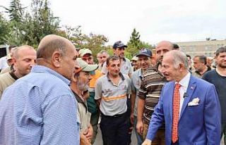 Başkan Aydıner işçilerle buluştu