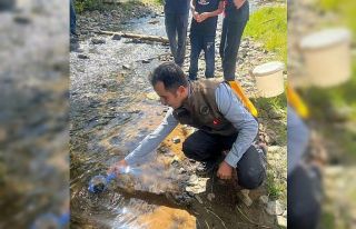 Kars’ta derelere alabalık bırakıldı