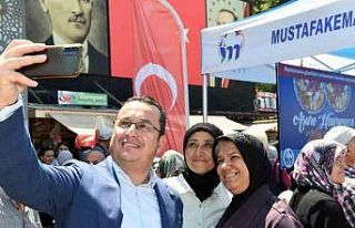 Mustafakemalpaşa’da bereket kazanları kaynadı